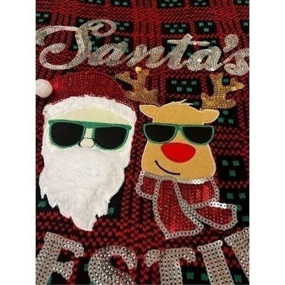 UGLY SWEATER SANTA BESTIE SIZE S - Picture 4 of 11